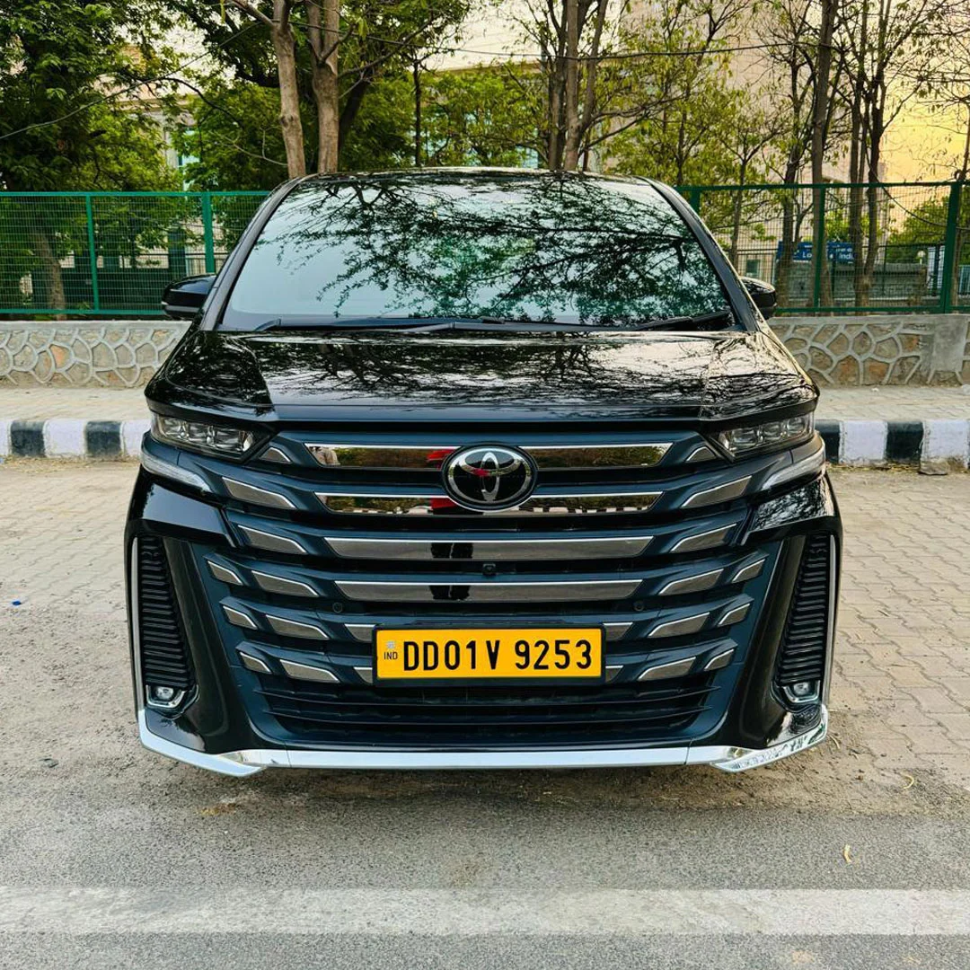Black Toyota Vellfire on Rent