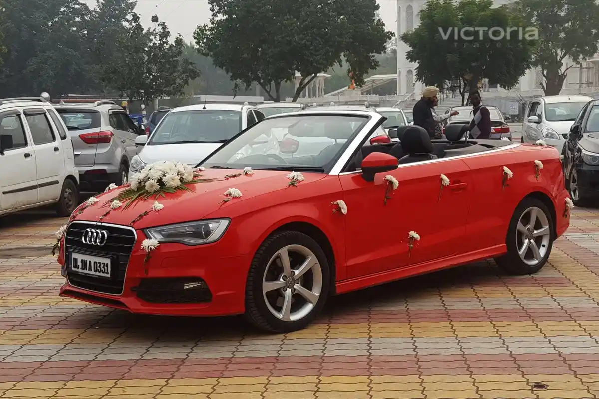Convertible Audi A3 for Wedding Car Rental