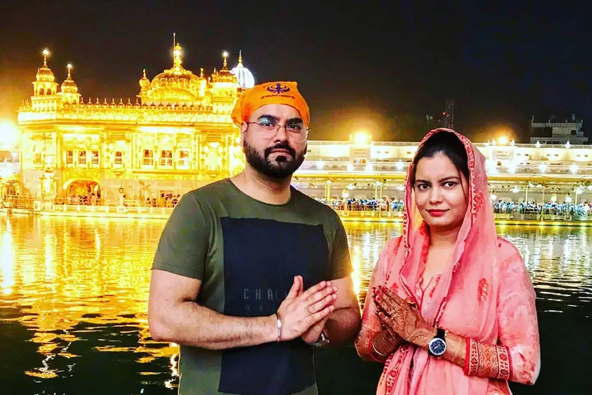 Tourist at Golden Temple
